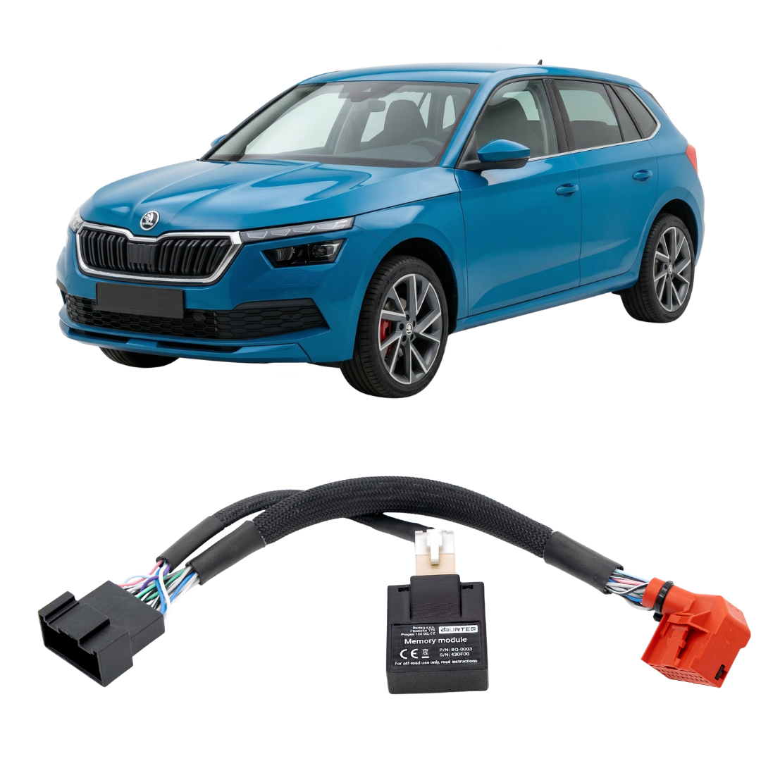 Škoda Kamiq - paměťový modul